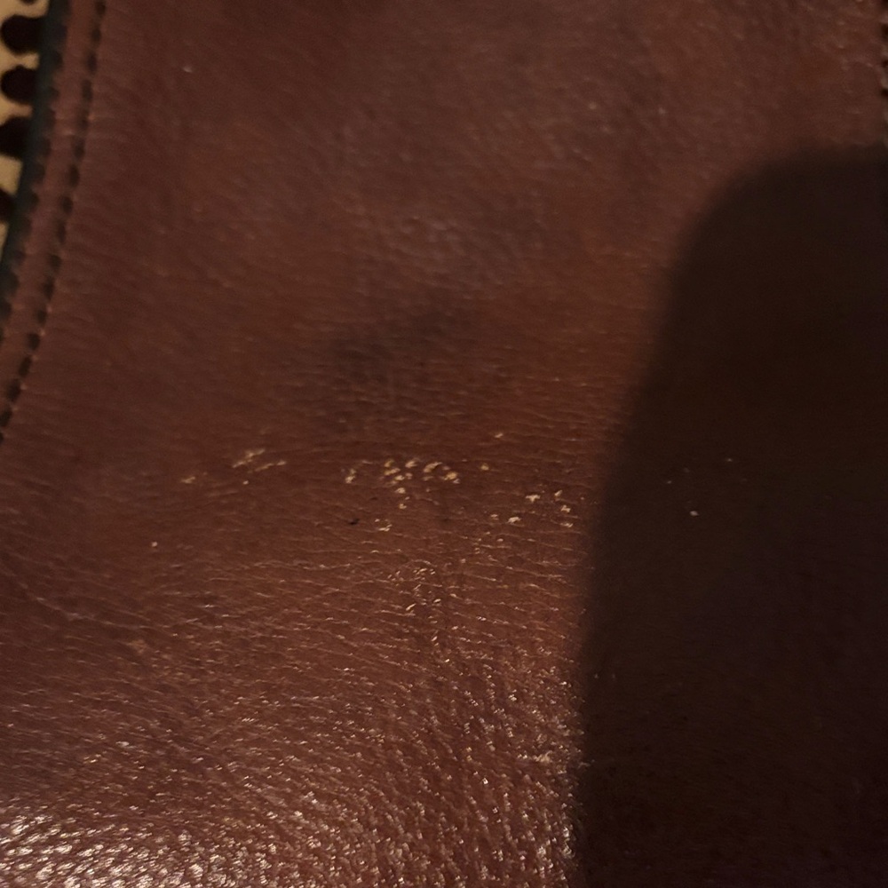 Fossil Brown Leopard Print Weekender Women's Bag - Picture 3 of 7
